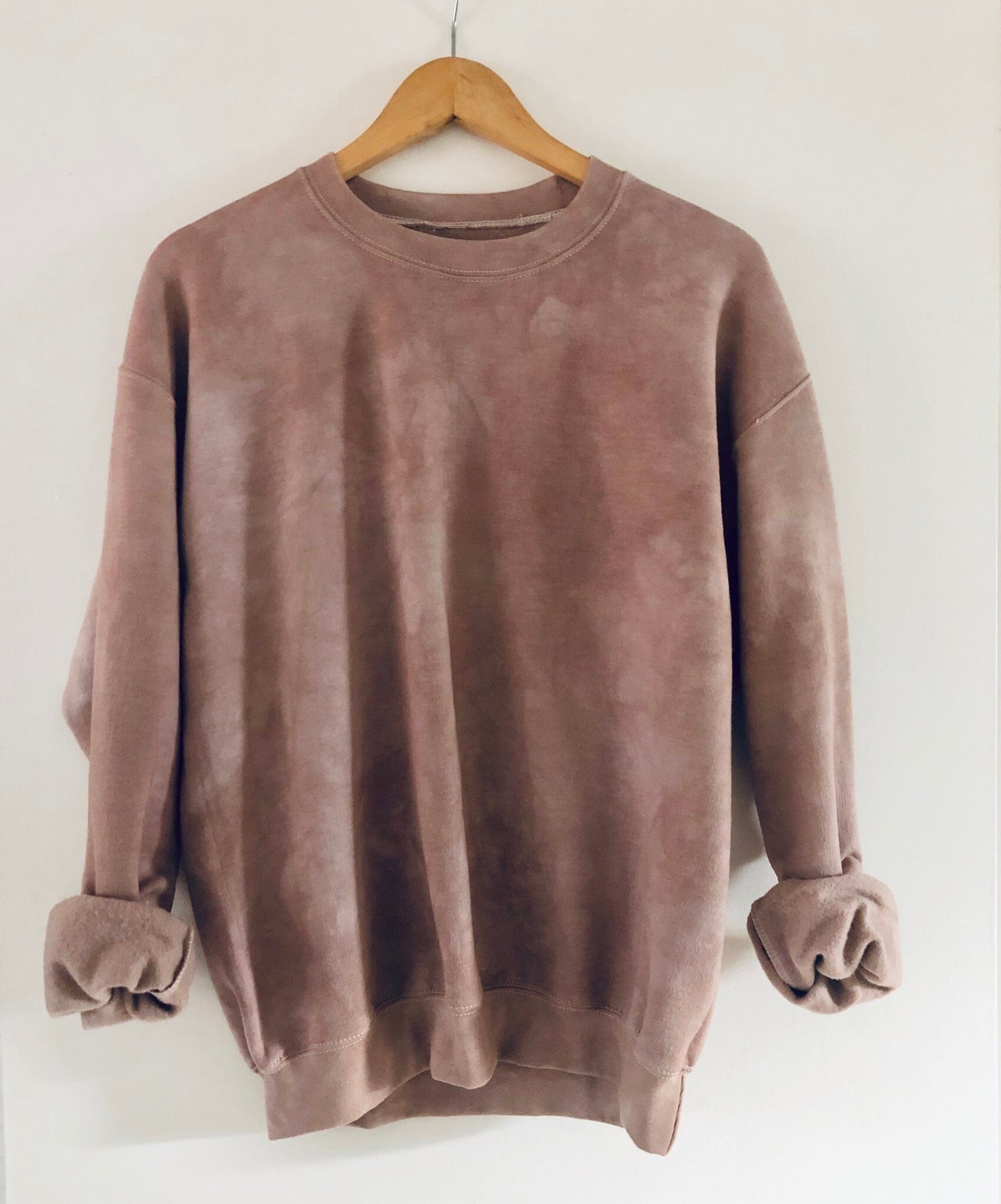 Camel Tie Dye Crew Sweatshirt