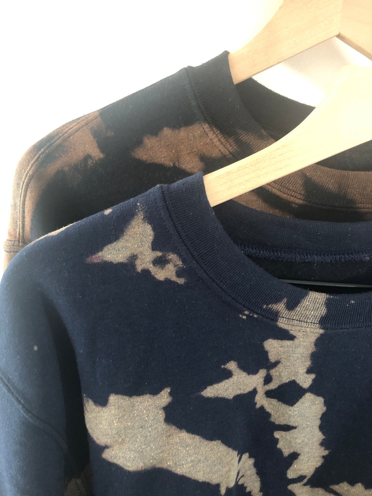 Black Reverse Tie Dye