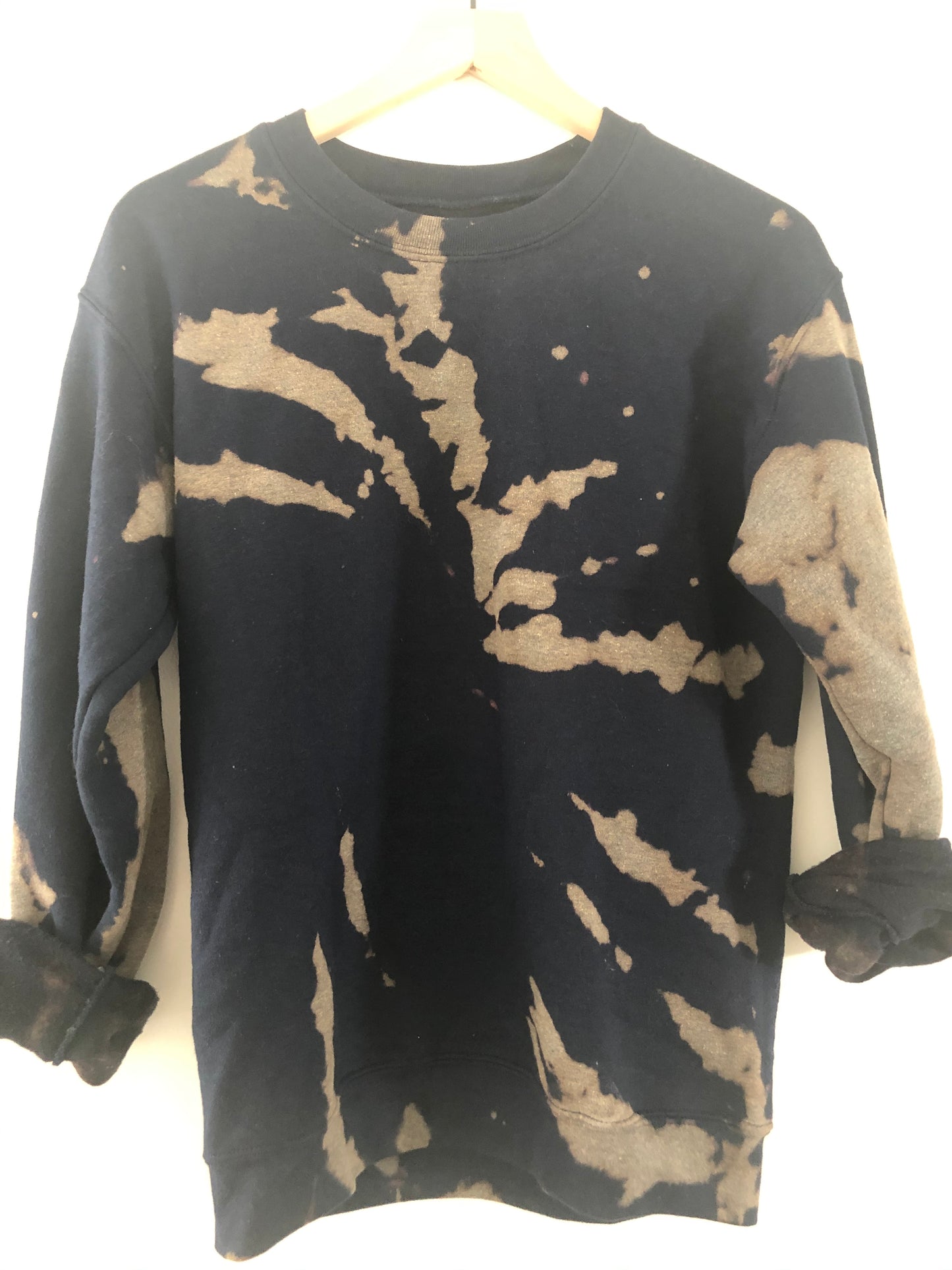 Black Reverse Tie Dye