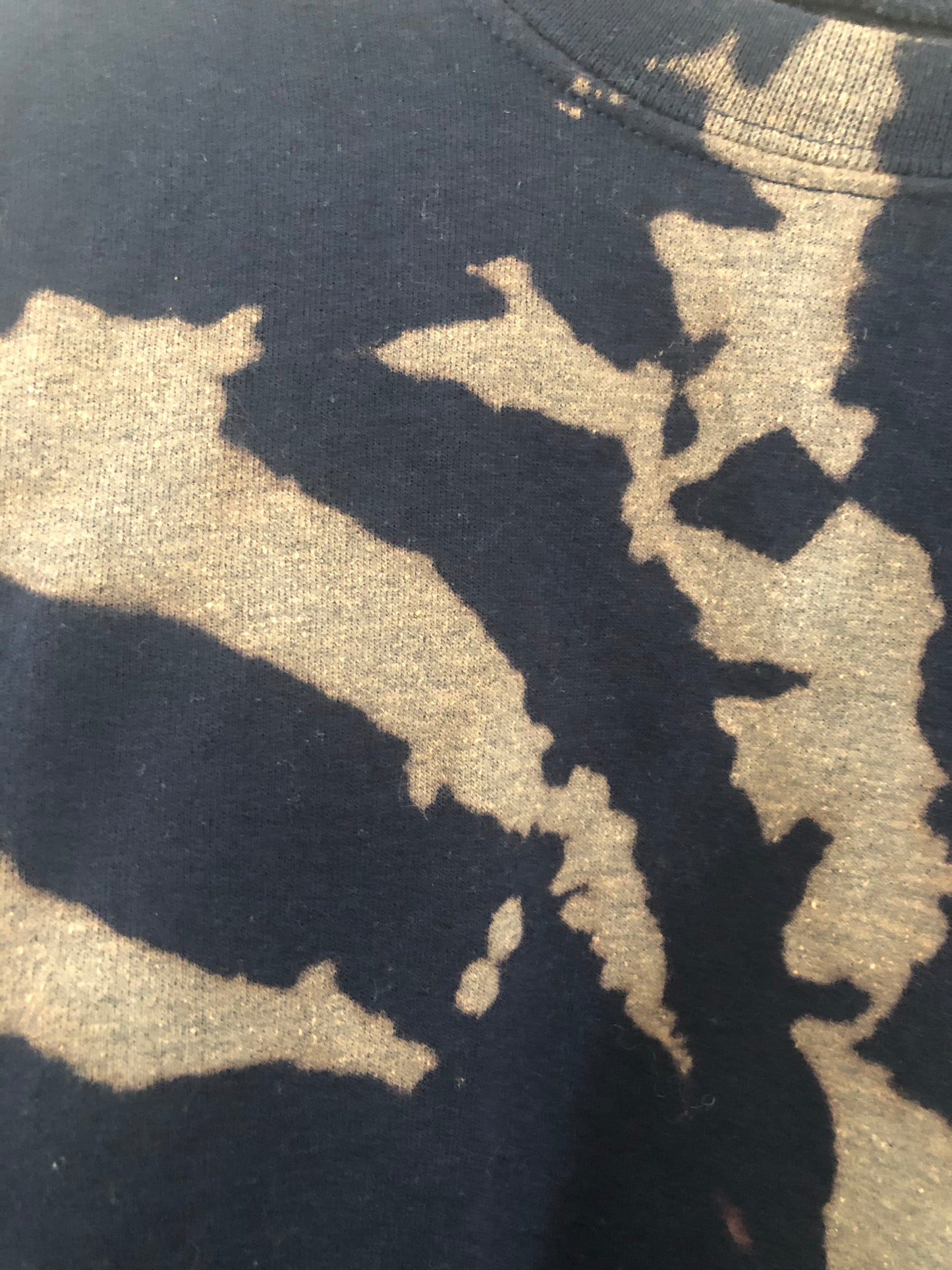 Black Reverse Tie Dye