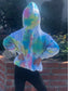 Kids Splatter Rainbow Tie Dye Hoodie